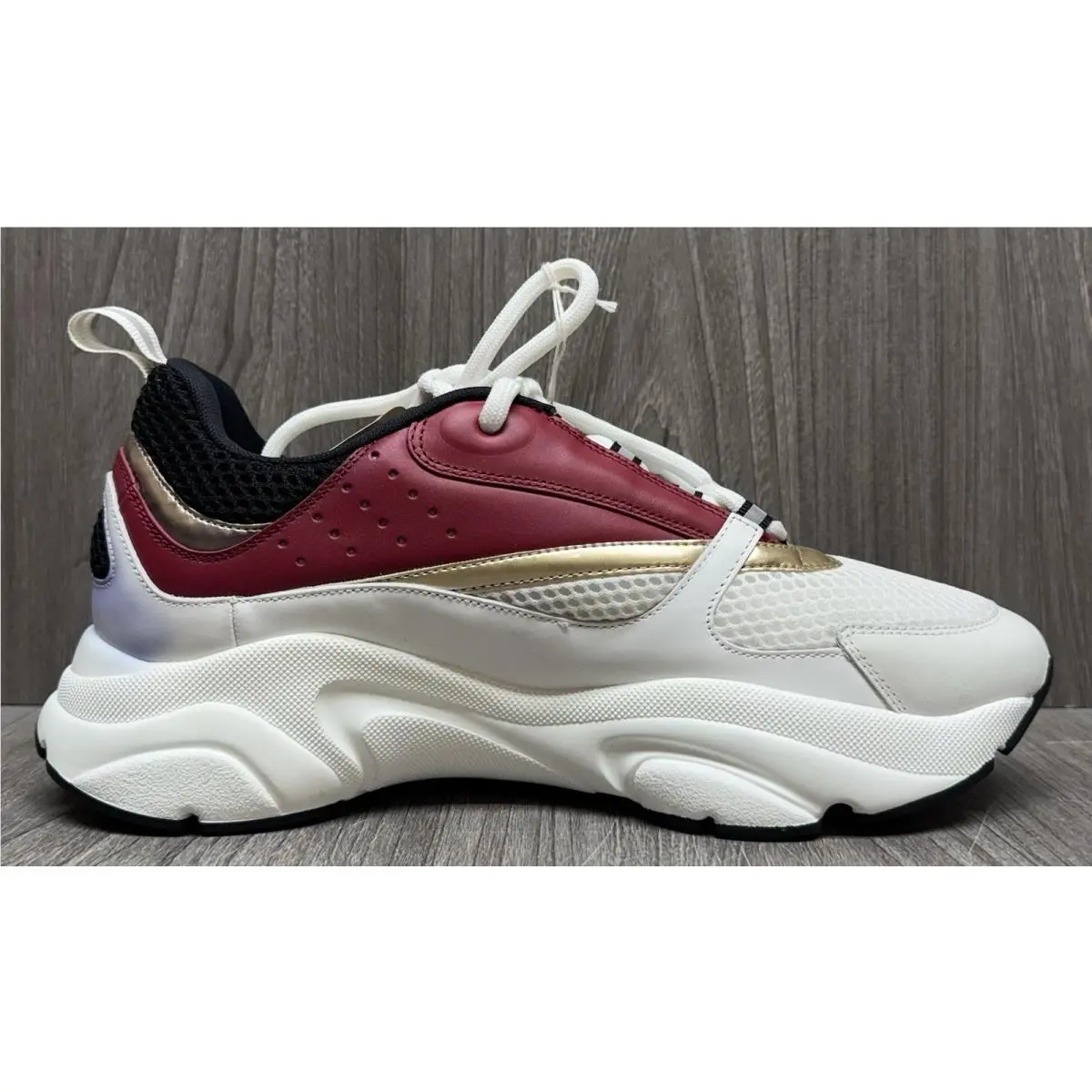 Dior shoes - Dior B22 - Burgundy/ White (UPC: 3616259121037) 6