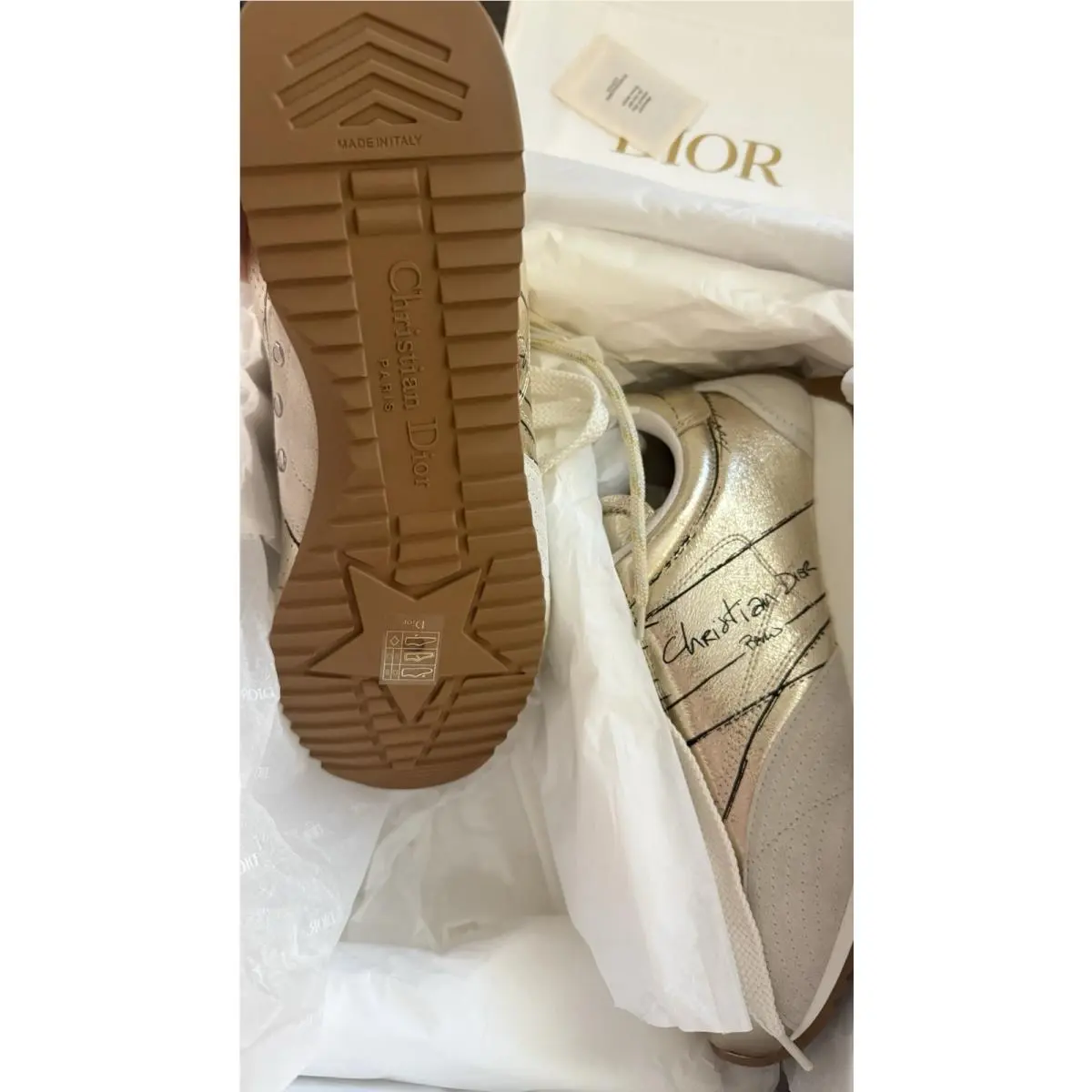 Dior shoes - Round closed toe - Round closed toe - Gold 16