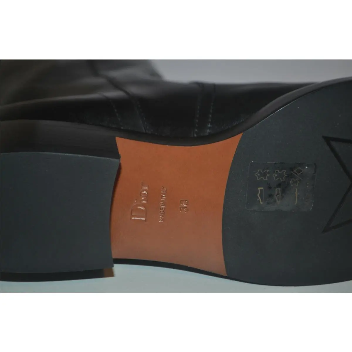 Dior shoes - CHRISTIAN DIOR DIORODEO Scallop - CHRISTIAN ODEO Scallop - Black, :: Black (UPC: 3614499558378) 8