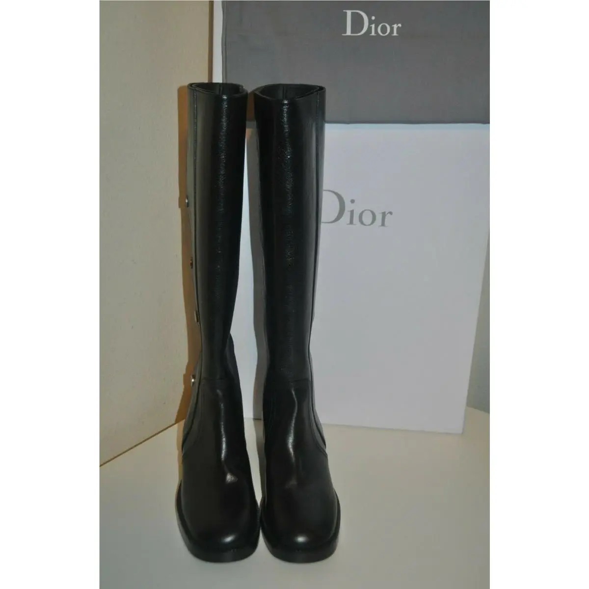 Dior shoes - CHRISTIAN DIOR DIORODEO Scallop - CHRISTIAN ODEO Scallop - Black, :: Black (UPC: 3614499558378) 2