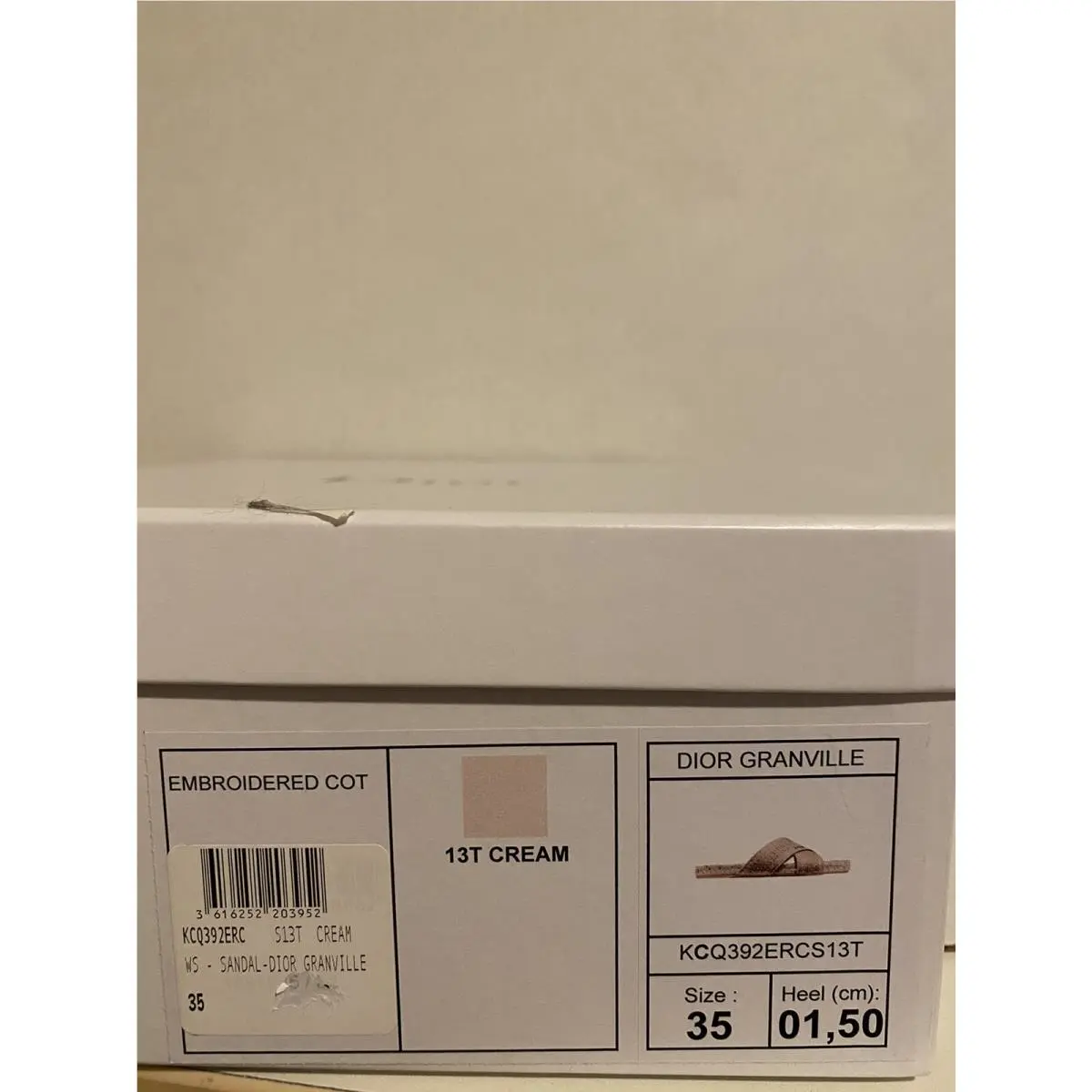 Dior shoes - Christian DIOR Granville - Christian Granville - Beige (UPC: 3616252203952) 9
