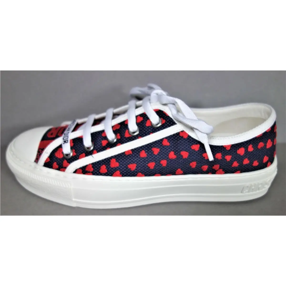 Dior shoes - Dior Walk`n`Dior - HEARTS - Navy, Red & White (UPC: 3616255238340) 3