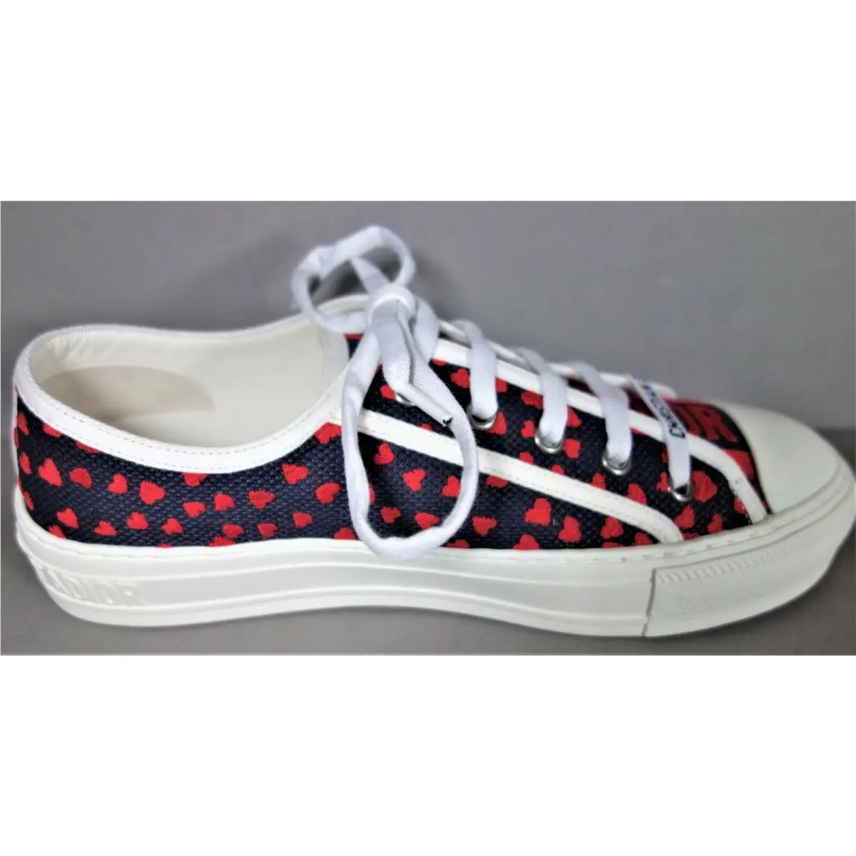 Dior shoes - Dior Walk`n`Dior - HEARTS - Navy, Red & White (UPC: 3616255238340) 5