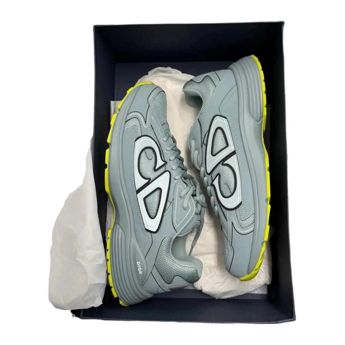 Dior shoes - Dior B30 - Blue / Neon Yellow 3