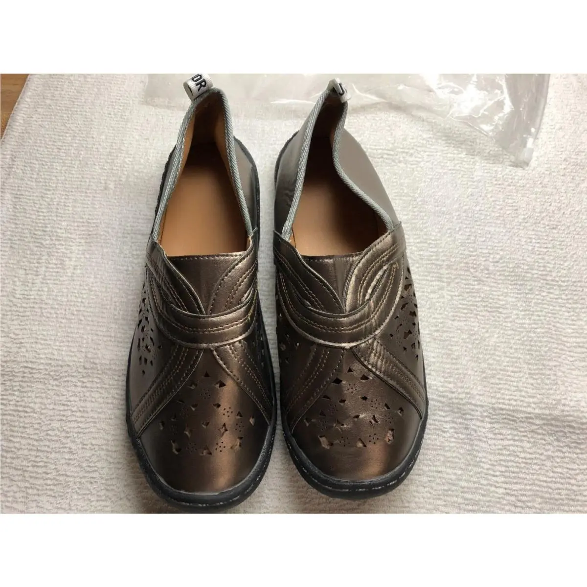 Jadior - Silver Metallic Slip-on Shoes - Women Size 41 - - Never Worn