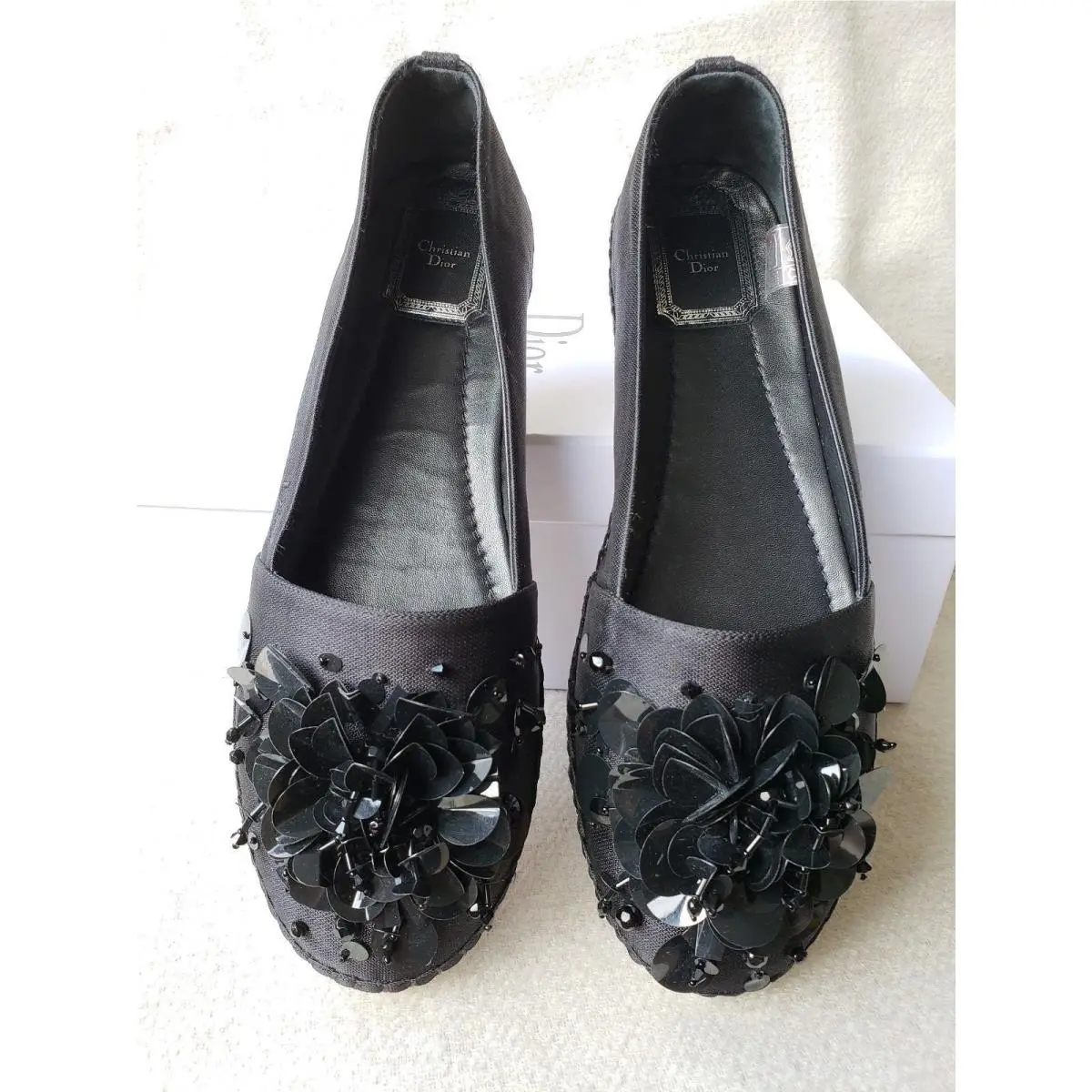 Dior shoes - Flowers - Flowers - Black 0