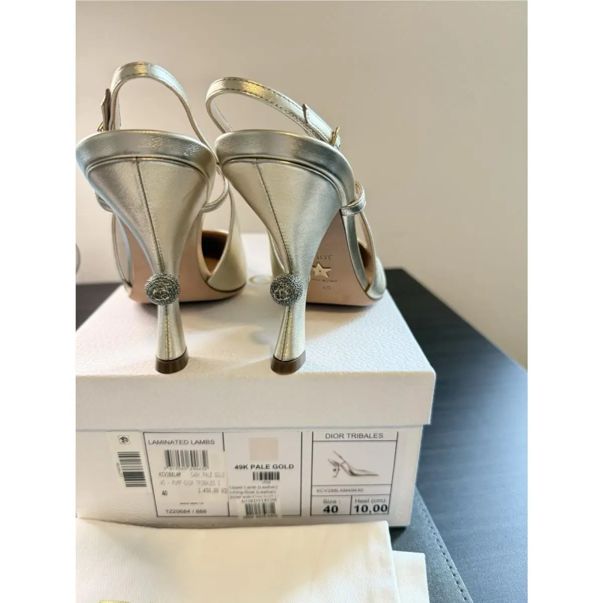 Dior shoes - Close Toe pointed - Close Toe pointed - Pale Gold 18