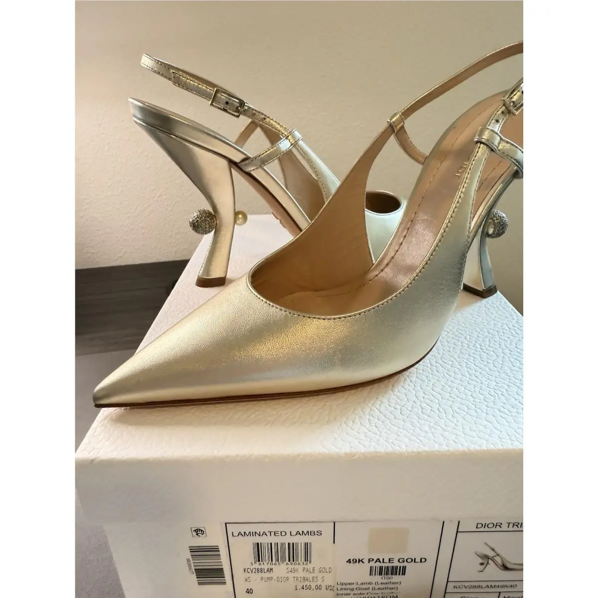 Dior shoes - Close Toe pointed - Close Toe pointed - Pale Gold 10