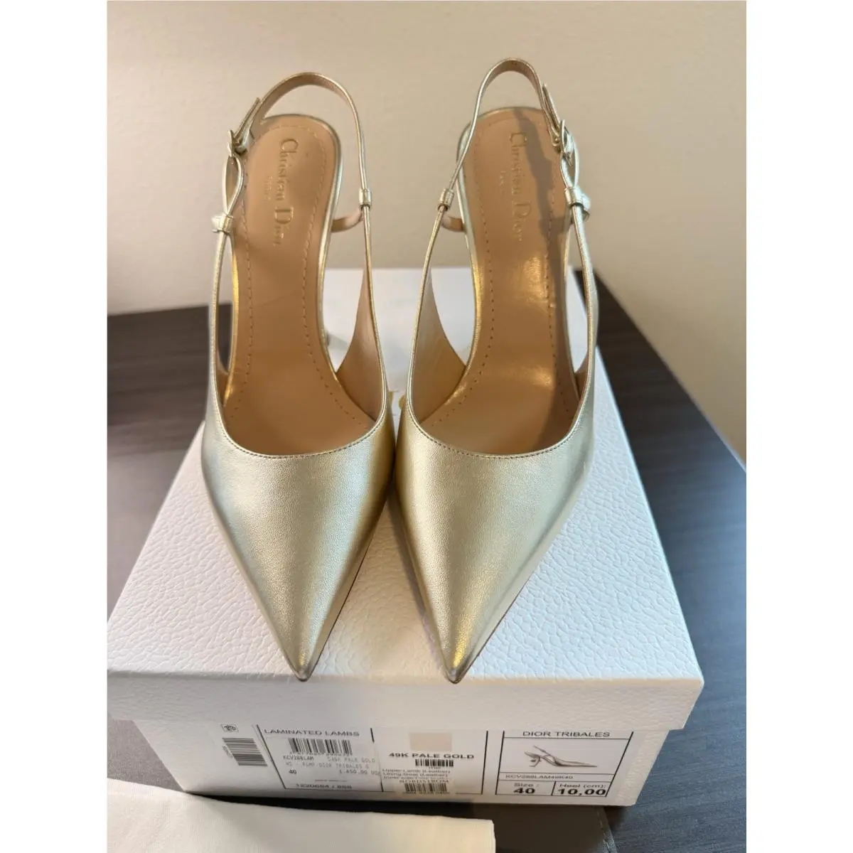 Dior shoes - Close Toe pointed - Close Toe pointed - Pale Gold 13