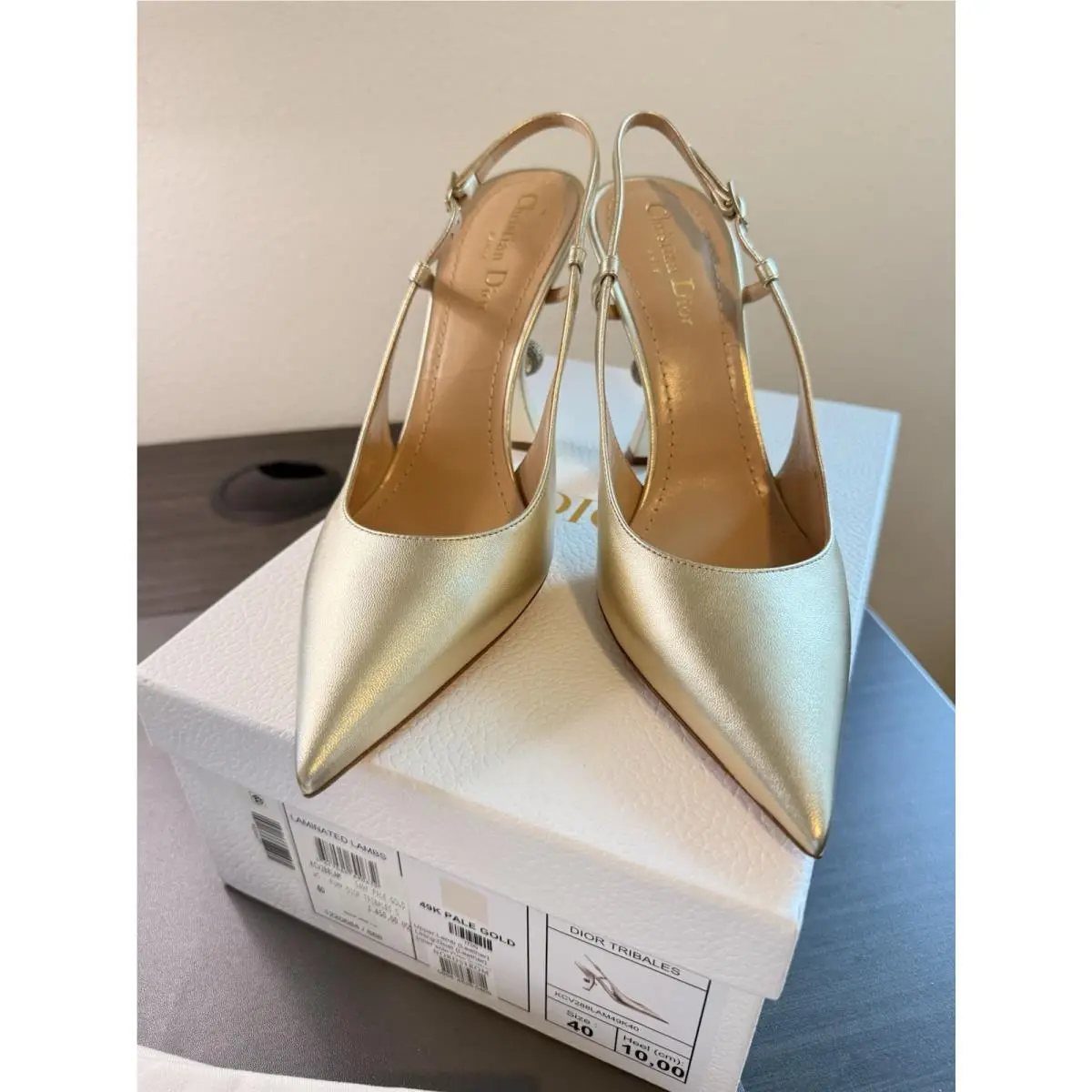 Dior shoes - Close Toe pointed - Close Toe pointed - Pale Gold 6