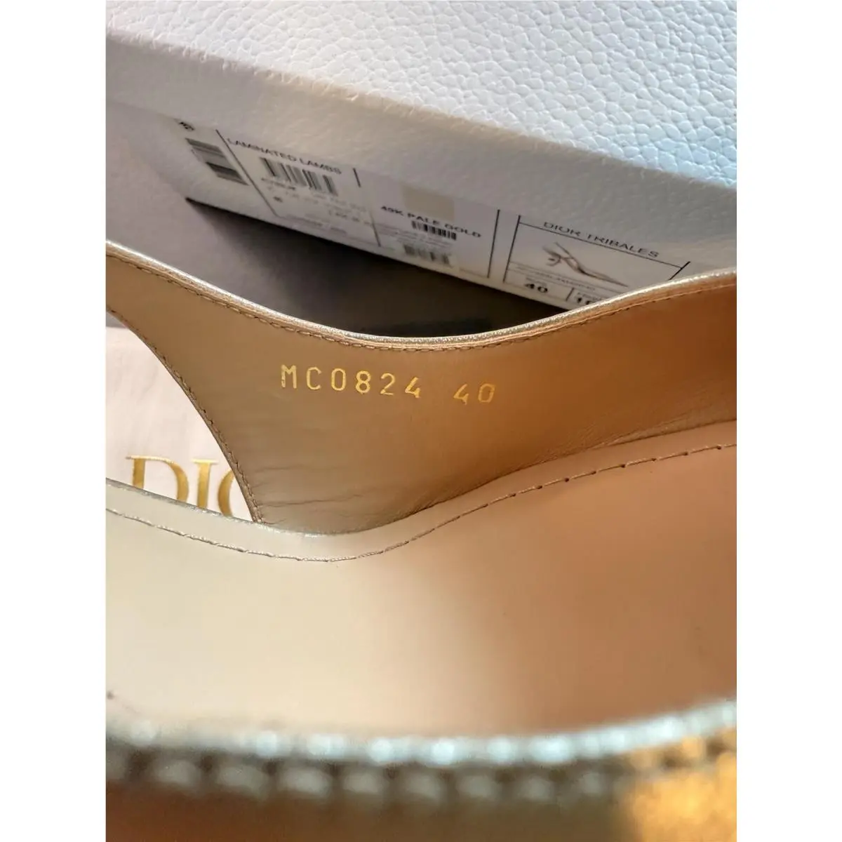Dior shoes - Close Toe pointed - Close Toe pointed - Pale Gold 8