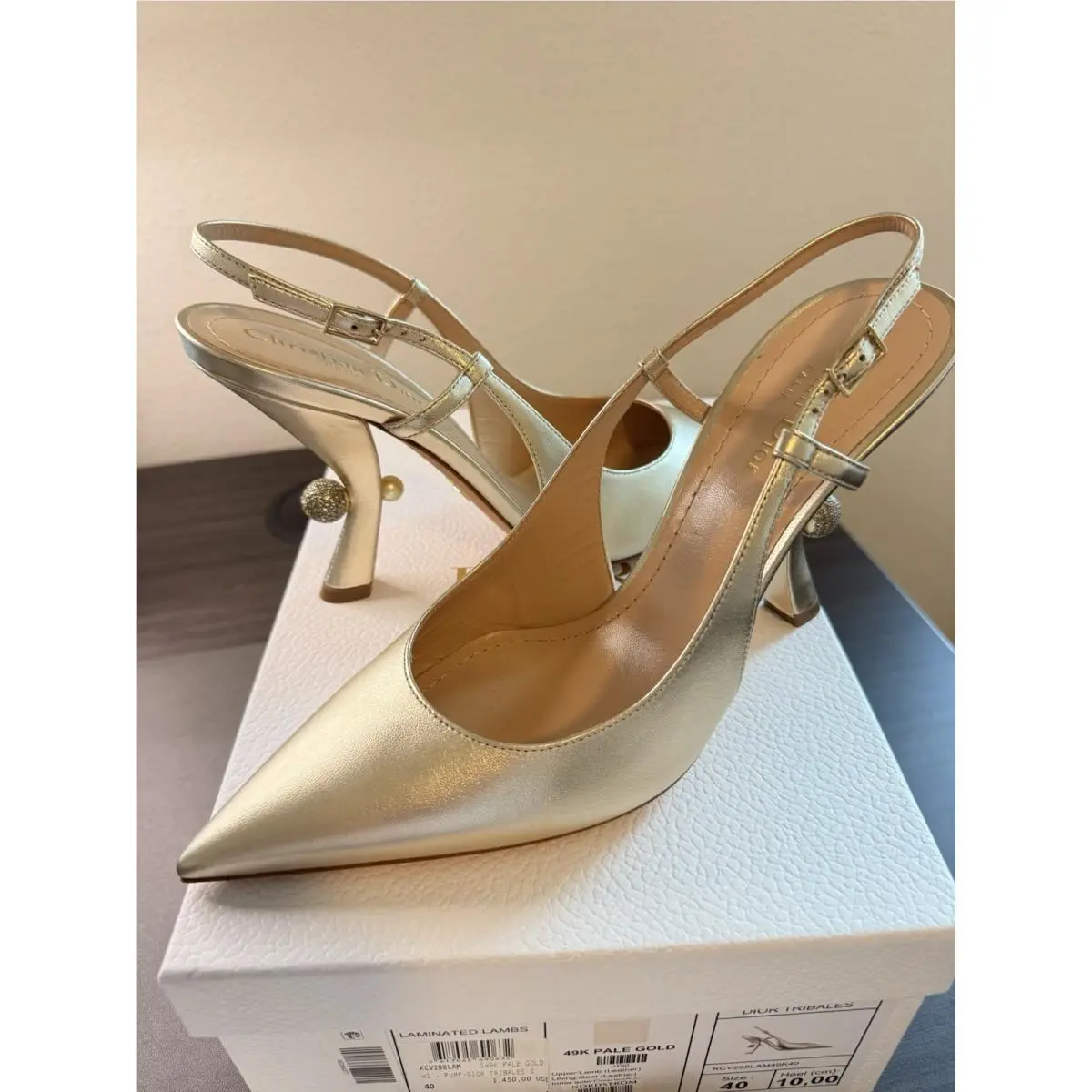 Dior shoes - Close Toe pointed - Close Toe pointed - Pale Gold 11