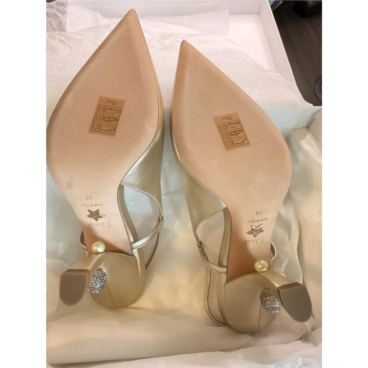 Dior shoes - Close Toe pointed - Close Toe pointed - Pale Gold 5