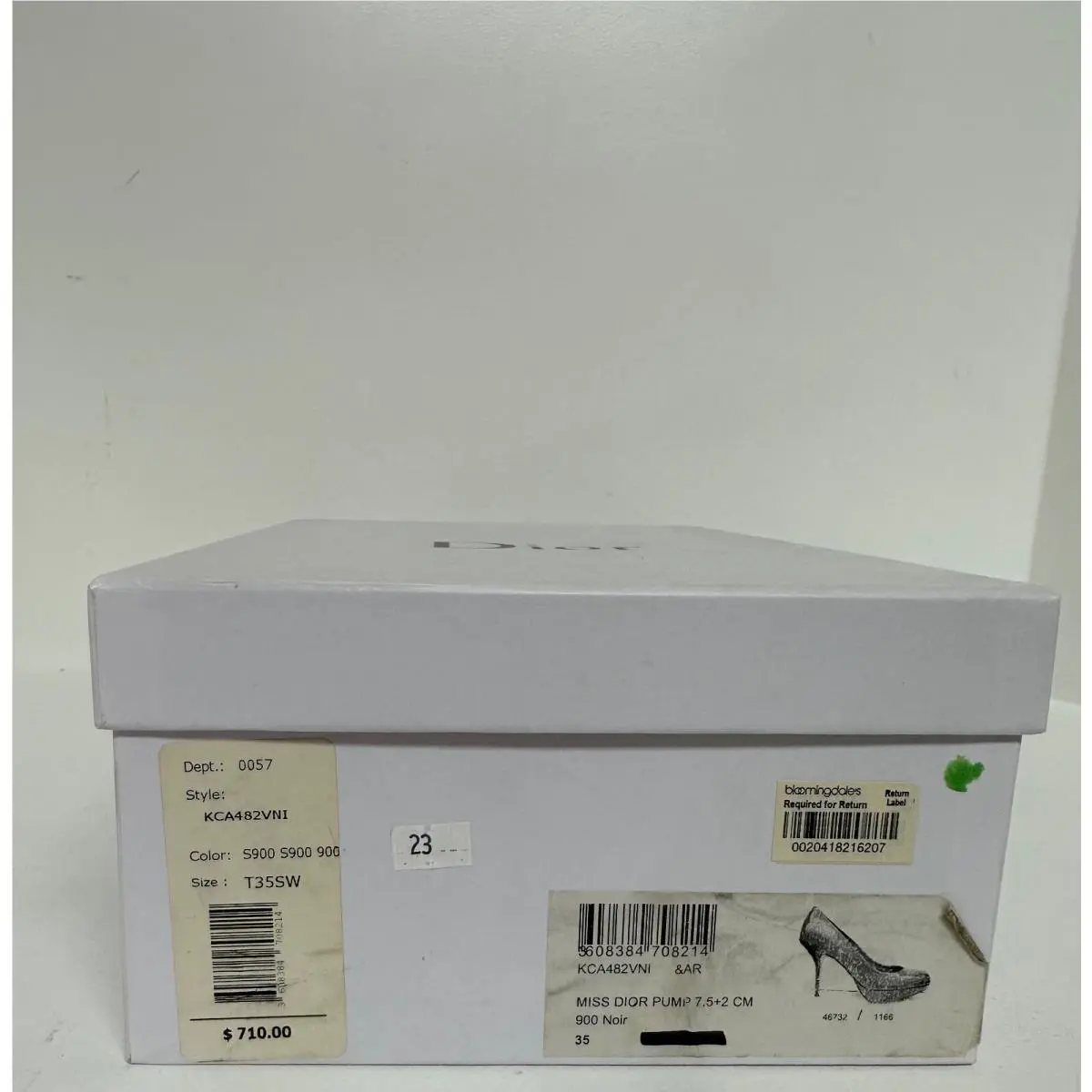 Dior shoes - Black (UPC: 3609091308766) 0
