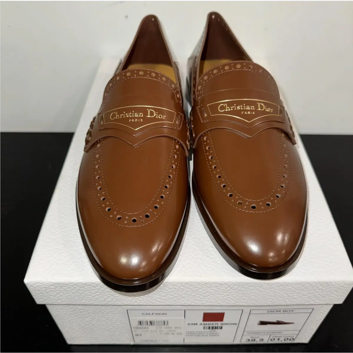 Dior shoes - DIOR BOY - BOY - KDB886VEA_S23M - Brown / Amber Brown 10