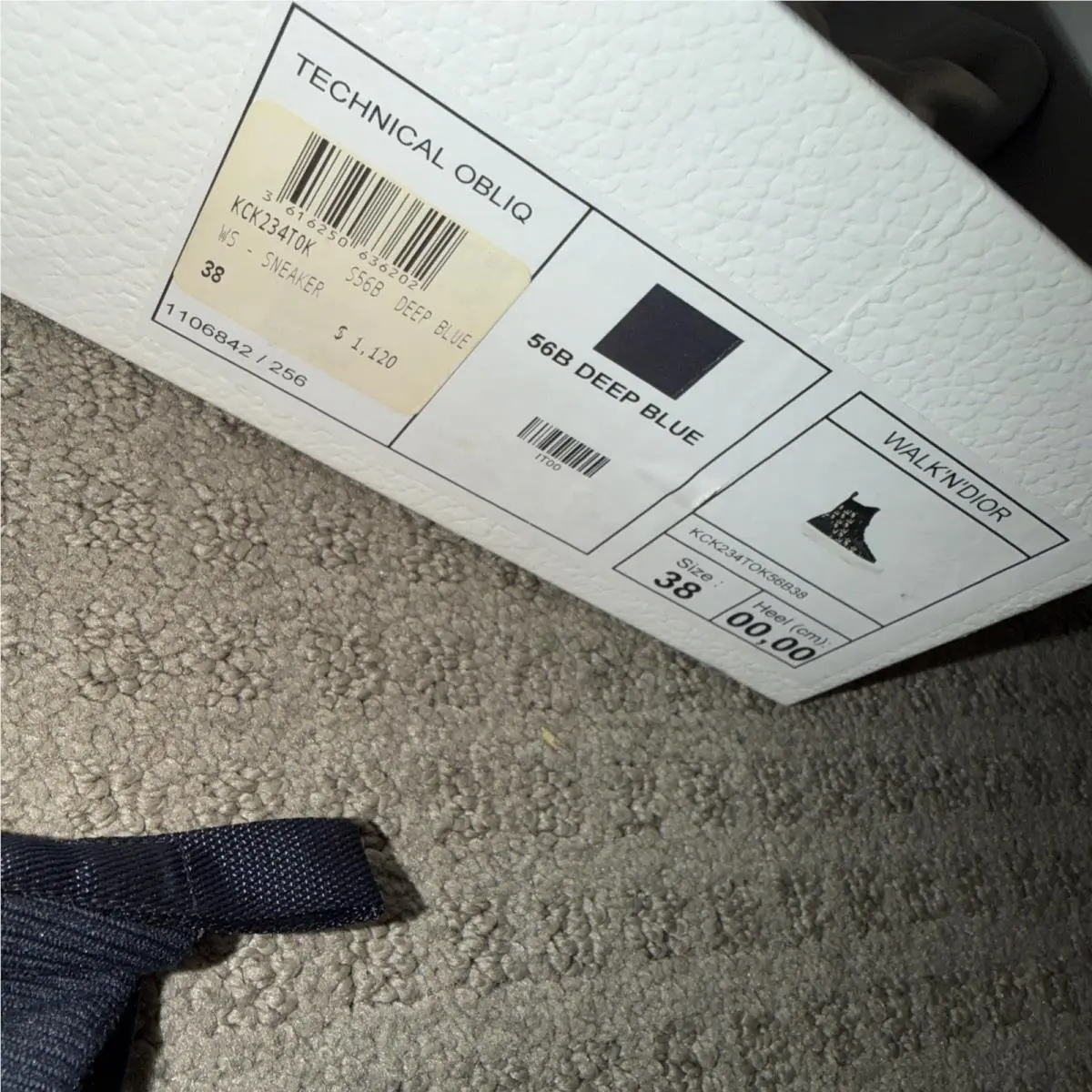 Dior shoes - Dior Walk`n`Dior - KCK234T0K-S56B - Blue 1