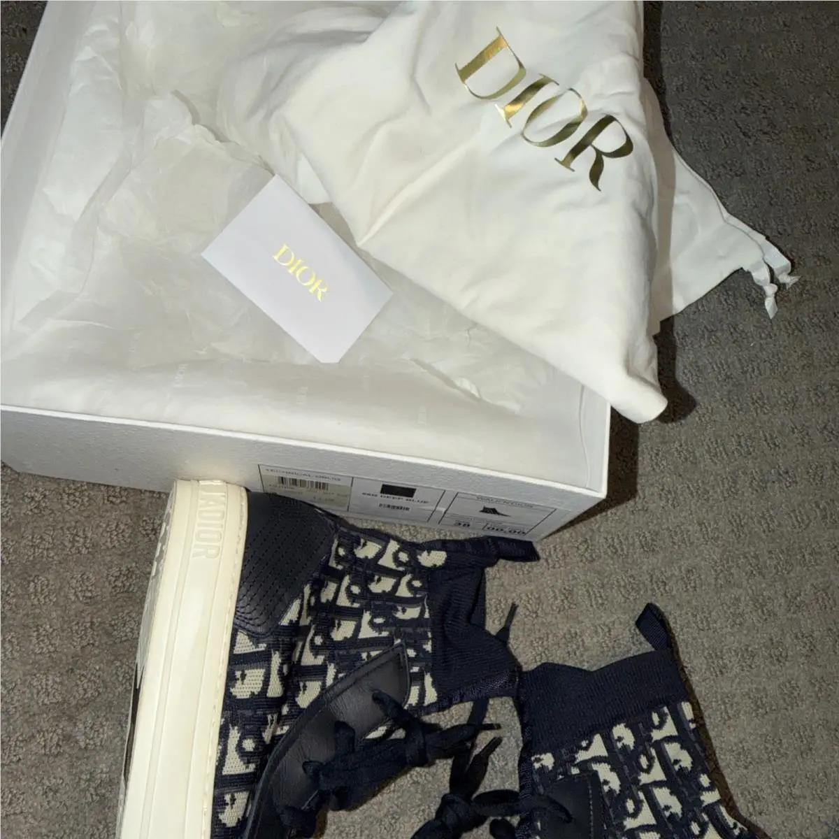 Dior shoes - Dior Walk`n`Dior - KCK234T0K-S56B - Blue 2