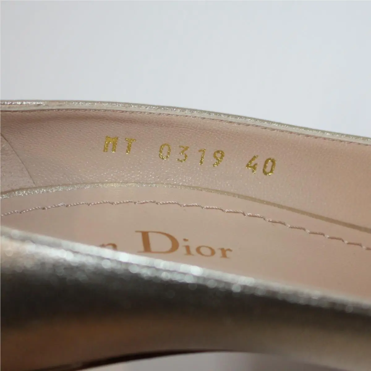 Dior shoes - Gold 7