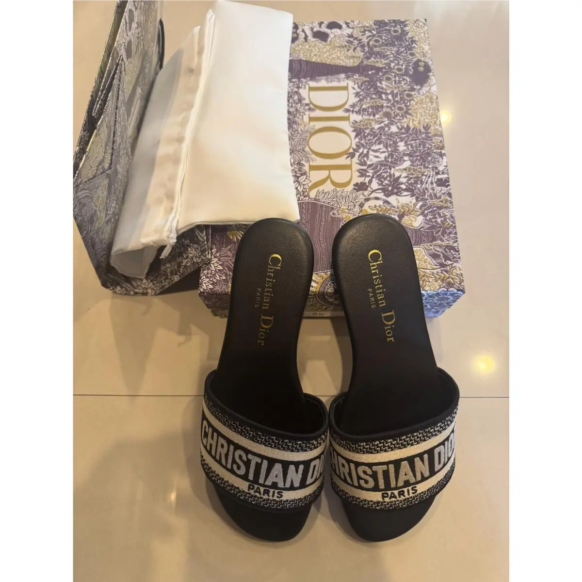 Dior Made IN Italy Slip-on Sandal Shoes Womens Size 6 Womens EU 36
