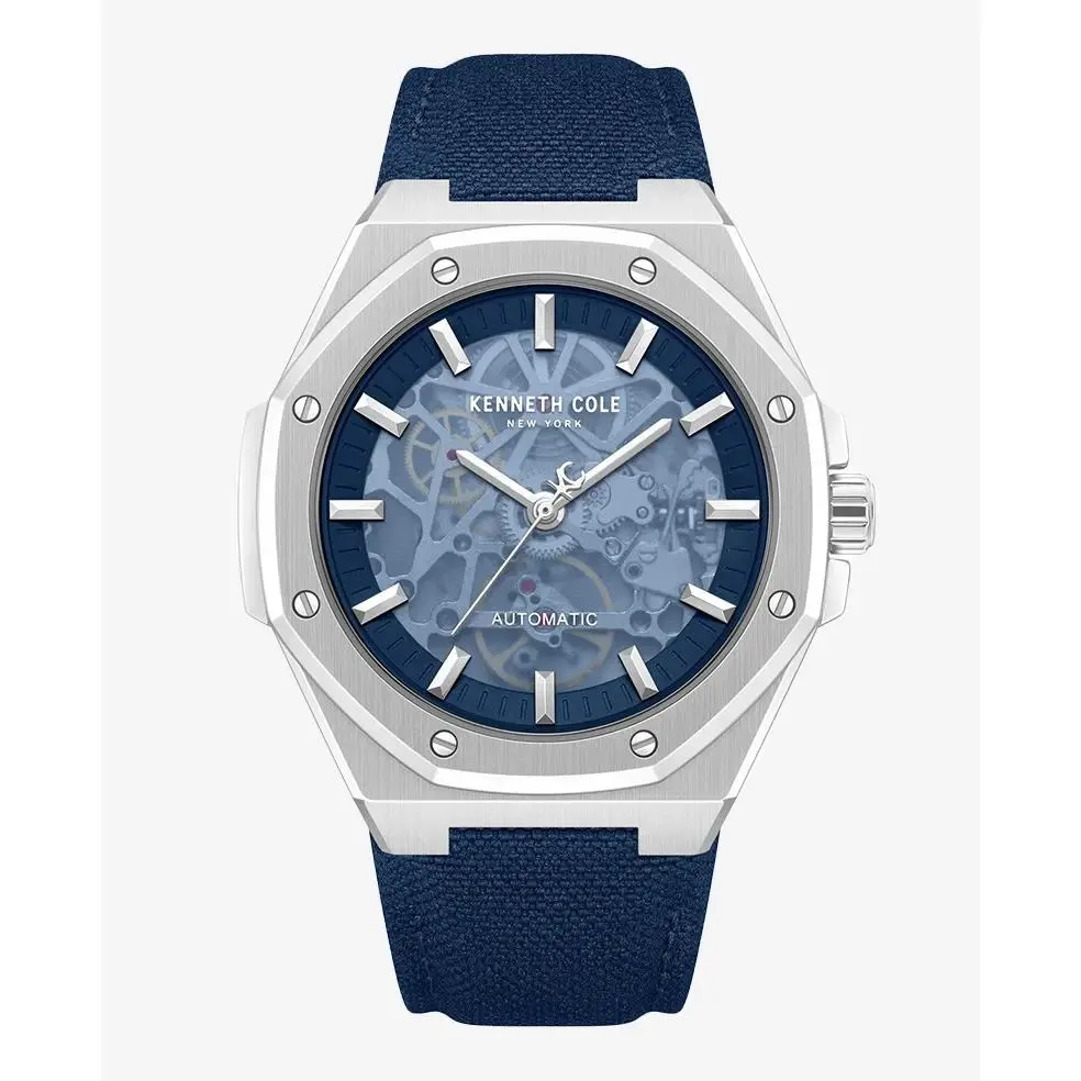 York Men`s Skeleton Automatic Watch – KCWGZ0099005 by Kenneth Cole