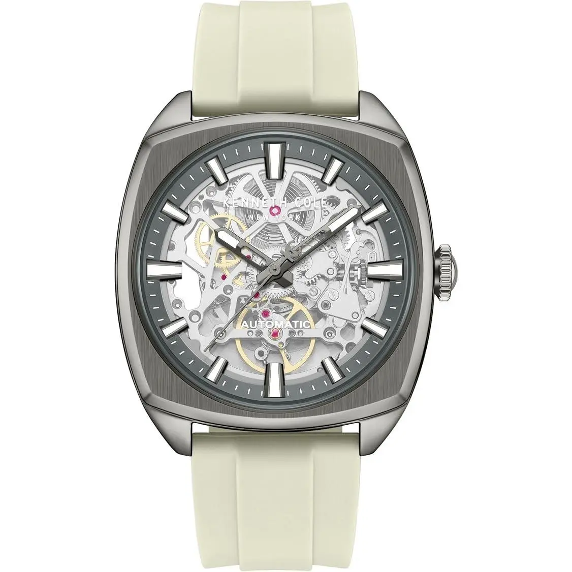 Men`s Automatic Silver Quartz Watch - KCWGZ0099205 by Kenneth Cole