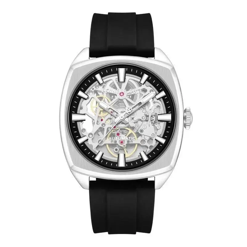 York Men`s Automatic Stainless Steel Watch – KCWGZ0099204 by Kenneth Cole