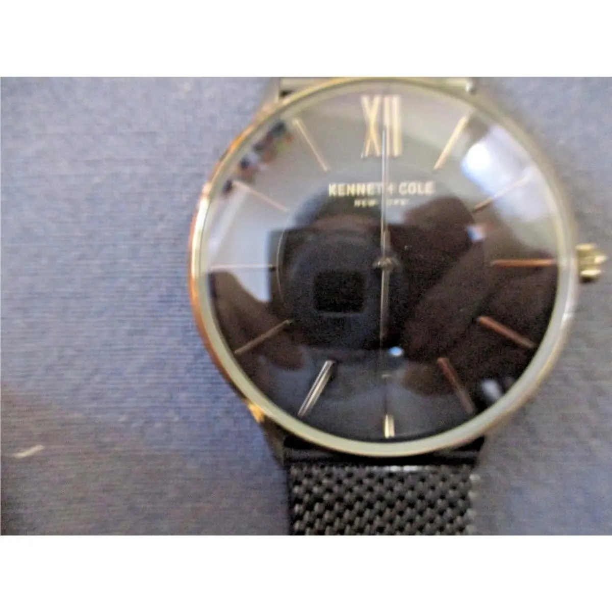 BX 114 Mans Black Ion  Quartz Watch by Kenneth Cole