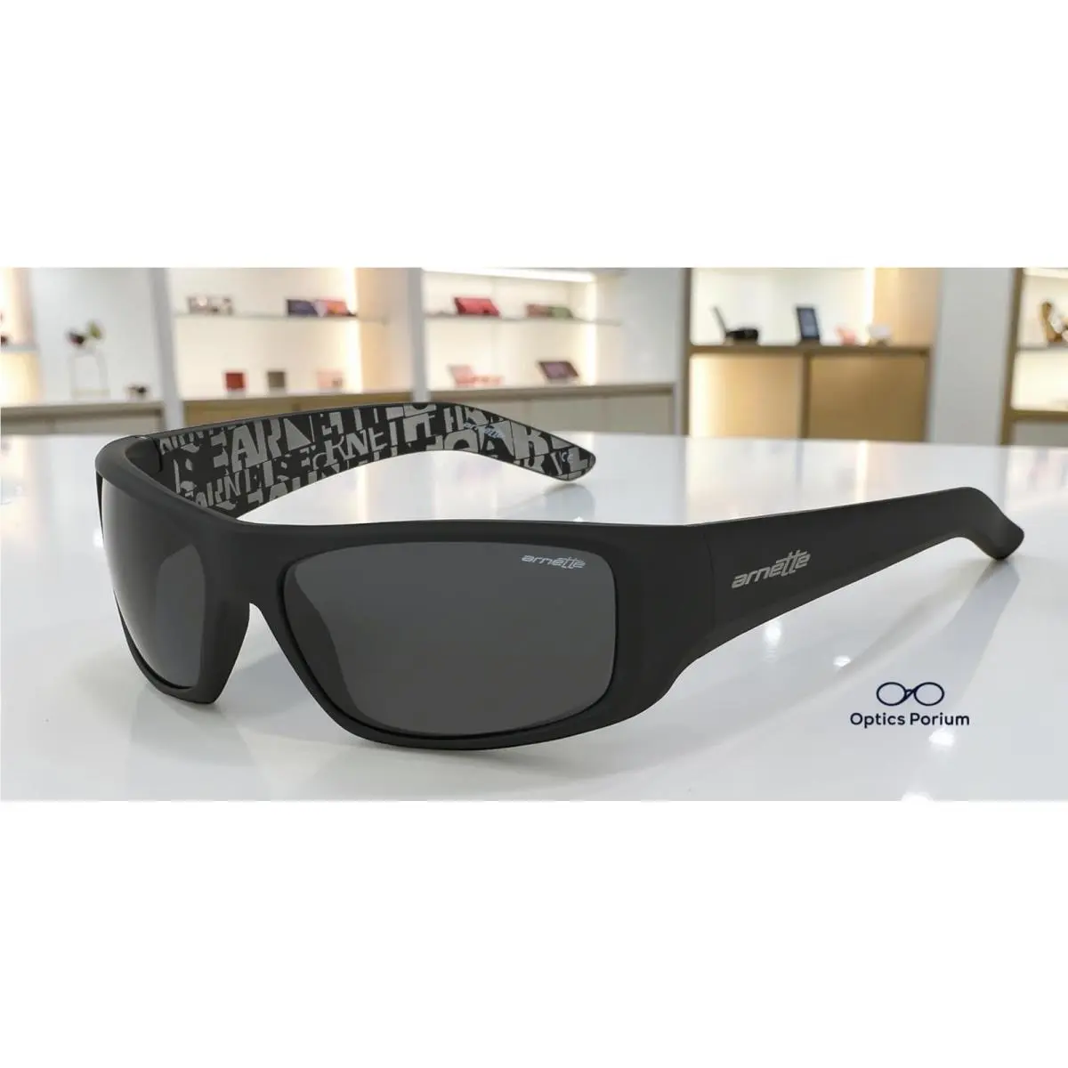 Hot Shot AN4182 219687 Fuzzy Black Gray 62 mm Men`s Sunglasses by Arnette