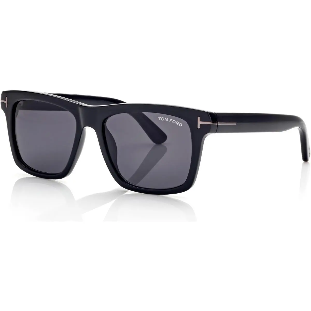 FT 0906N Sunglasses 01A Shiny Black by Tom Ford
