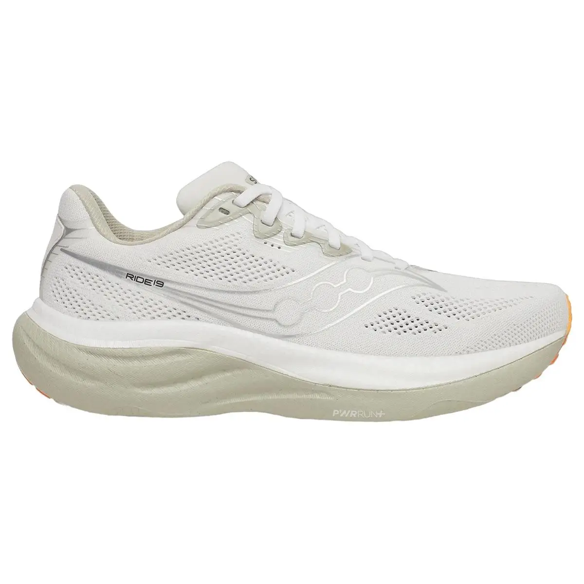 Saucony shoes - Ride 19 - Ride - S21055-110 - White/Sage 6