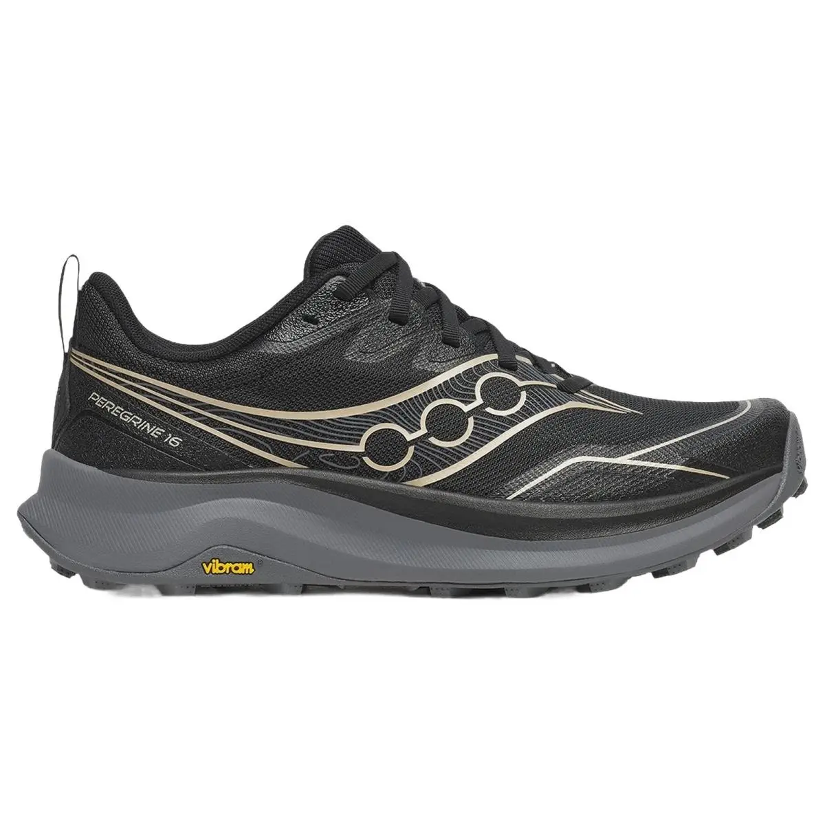 Saucony shoes - Peregrine 16 - Peregrine - S11066-100 - Black/Carbon 7