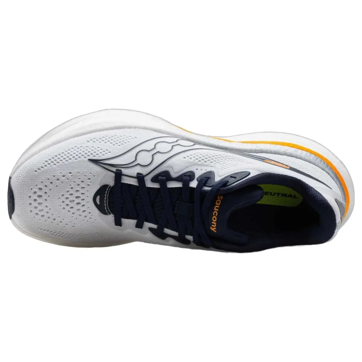 Saucony shoes - Ride 19 - Ride - S101566-1012 - White/Naval 8
