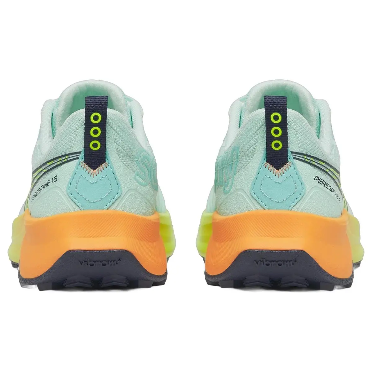 Saucony shoes - Peregrine 16 - Peregrine - S11066-130 - Aqua/Citron 3