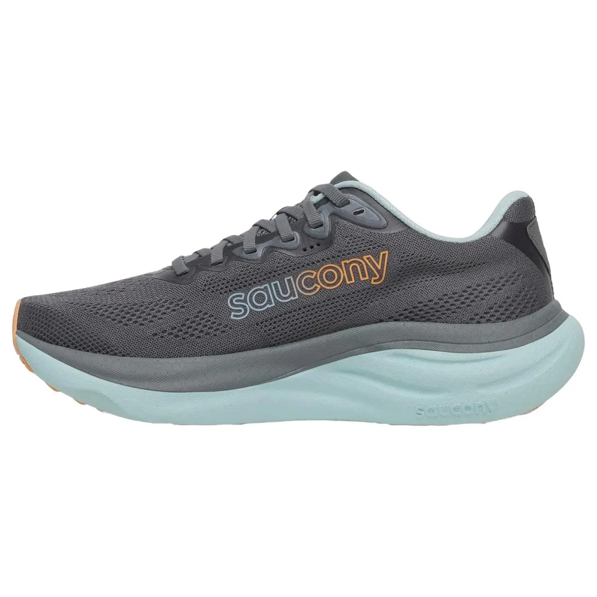 Saucony shoes - Ride 19 - Ride - S101513-1009 - Carbon/Gulf 0