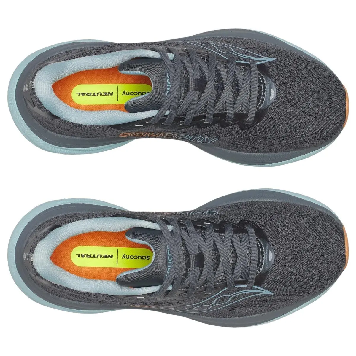 Saucony shoes - Ride 19 - Ride - S101513-1009 - Carbon/Gulf 9