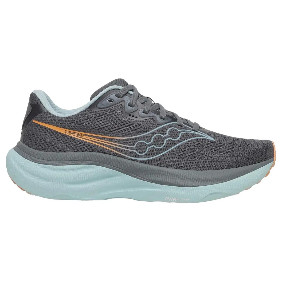 Saucony shoes - Ride 19 - Ride - S101513-1009 - Carbon/Gulf 6