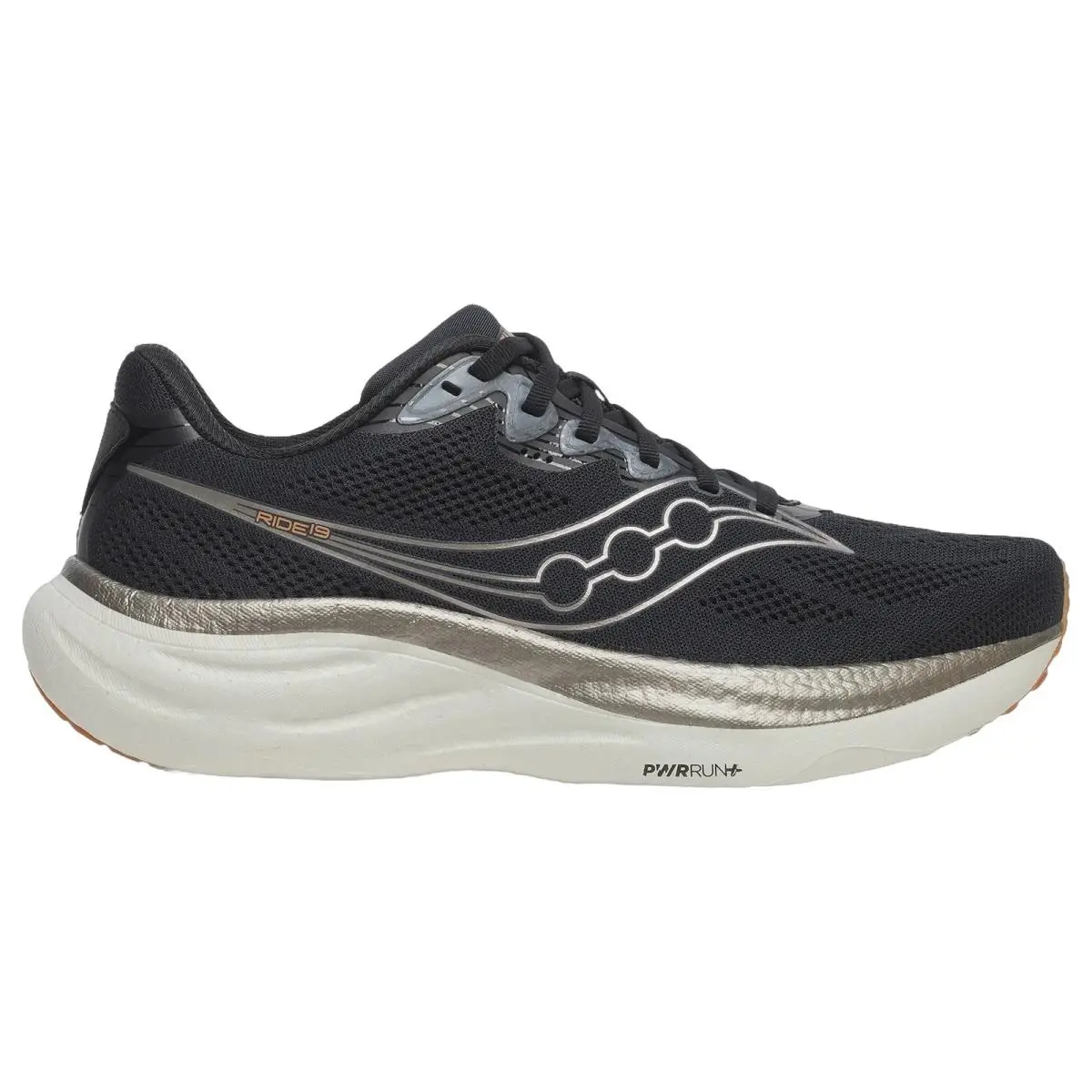 Saucony shoes - Ride 19 - Ride - S21055-145 - Black/Pewter 6