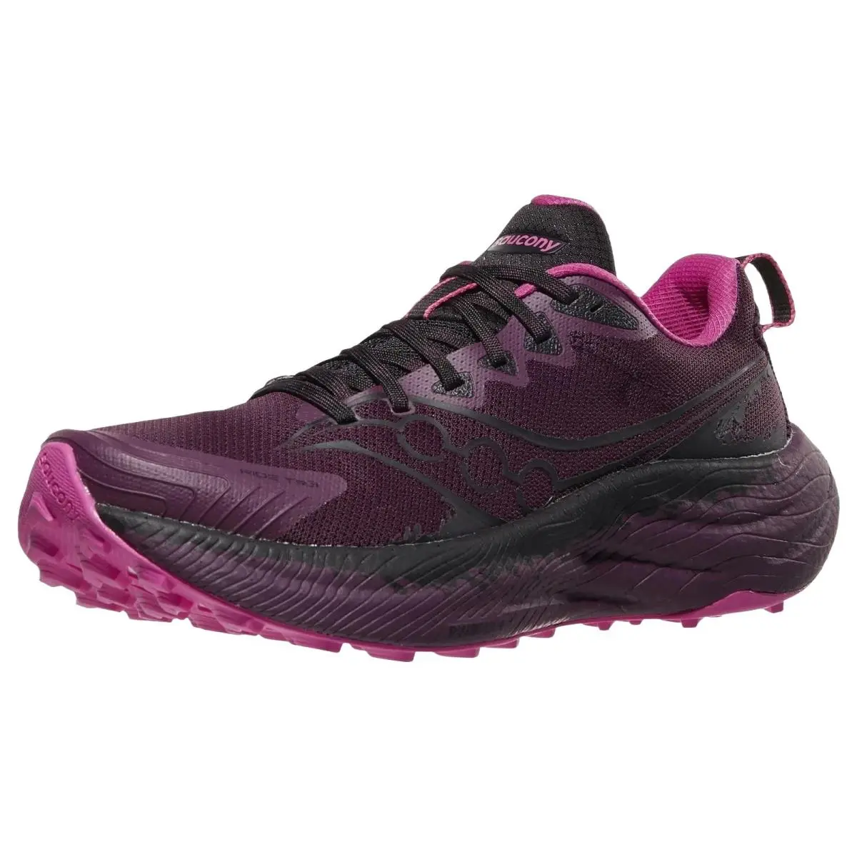 Saucony shoes - Ride Tr3 - Ride - S101082-1006 - Eggplant/Black 0
