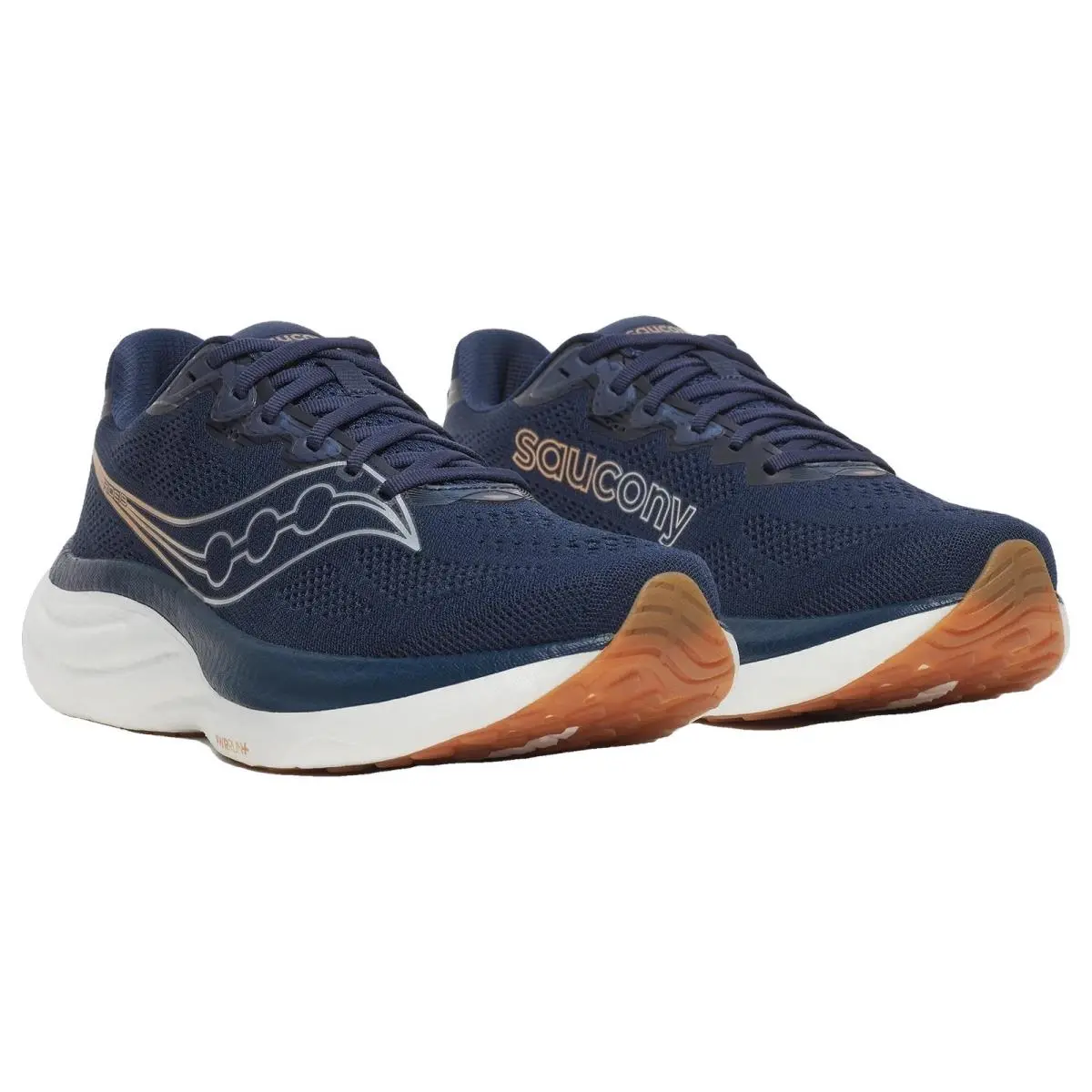 Saucony shoes - Saucony Ride 19 Wide - Ride Wide - S21055-105 - Navy/Gum 1