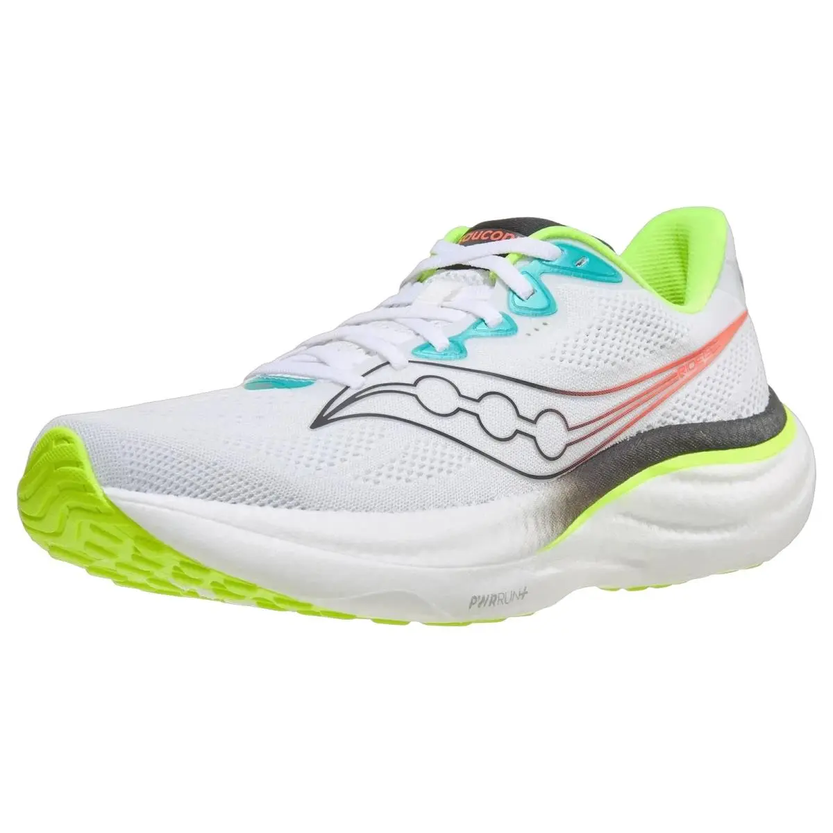 Saucony shoes - Ride 19 - Ride - S101566-1036 - White/Citron 0