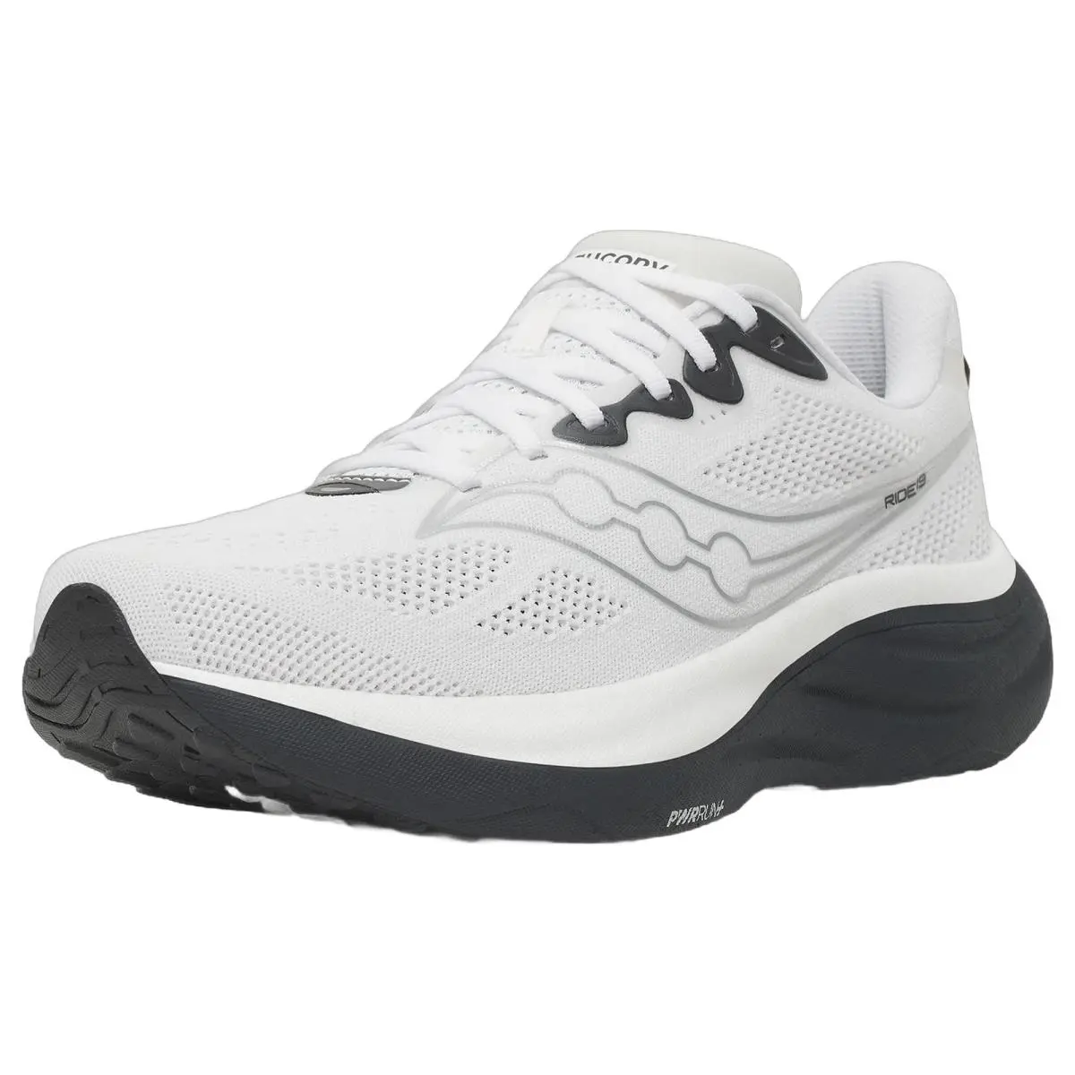 Saucony shoes - Ride 19 - Ride - S21055-103 - White/Black 10