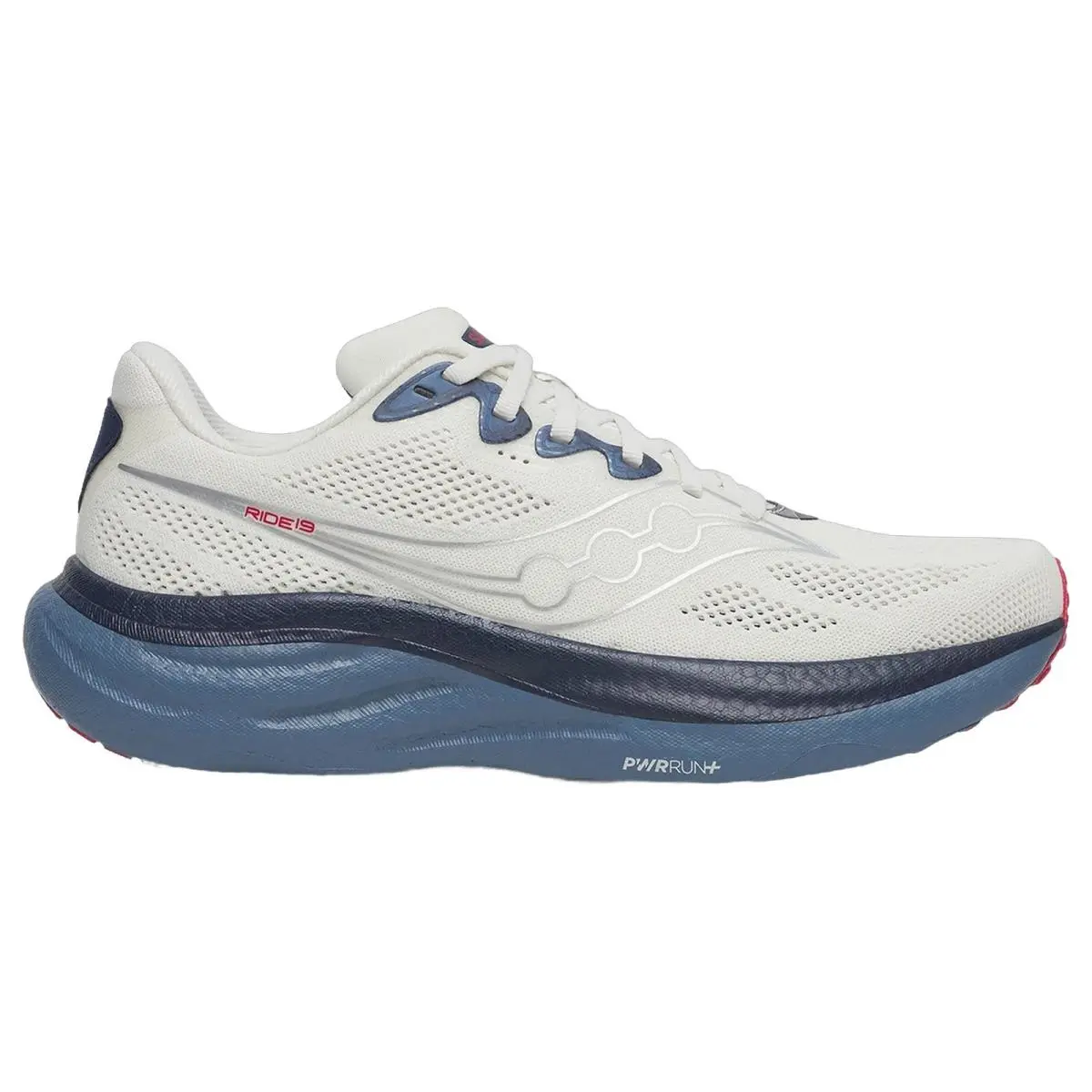 Saucony shoes - Ride 19 - Ride - S21055-146 - Ivory/Storm 6
