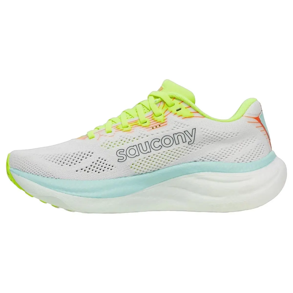 Saucony shoes - Ride 19 - Ride - S11055-131 - White/Splash 0