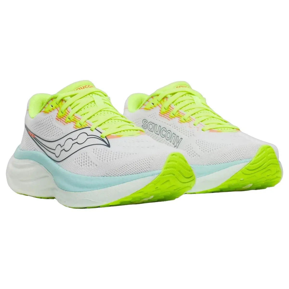 Saucony shoes - Ride 19 - Ride - S11055-131 - White/Splash 8