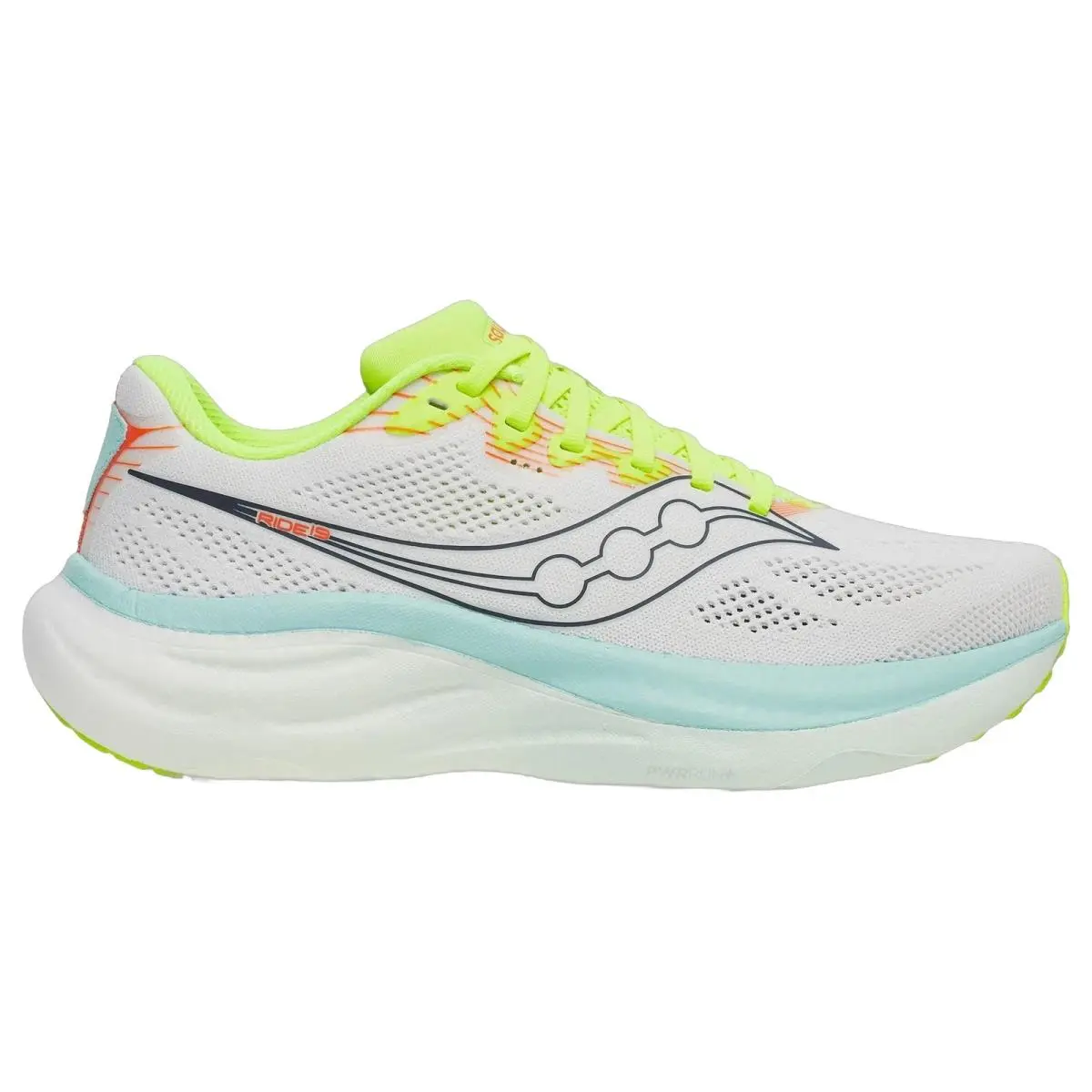 Saucony shoes - Ride 19 - Ride - S11055-131 - White/Splash 6