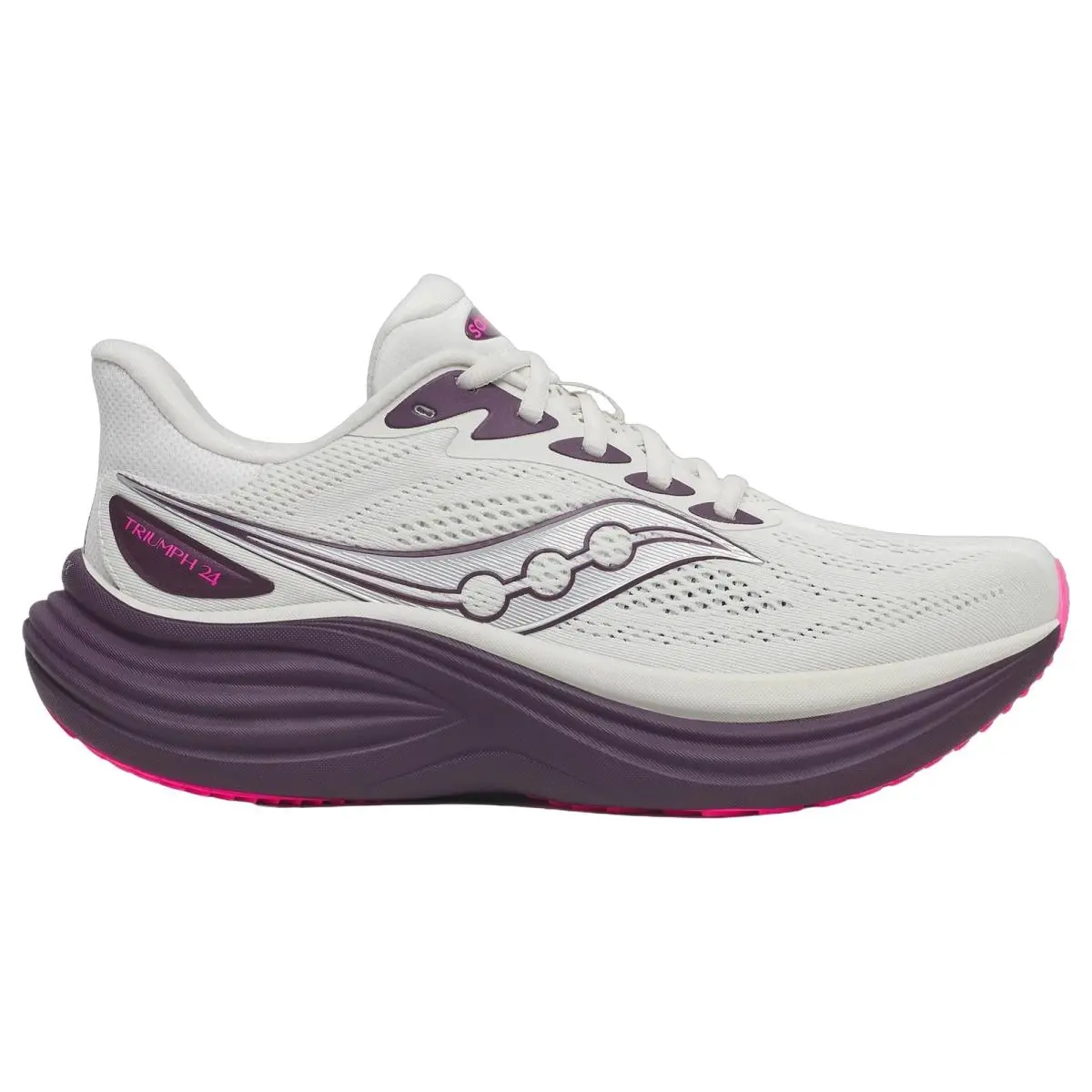 Saucony shoes - Triumph 24 - Triumph - S100999-1014 - Quartz/Eggplant 6