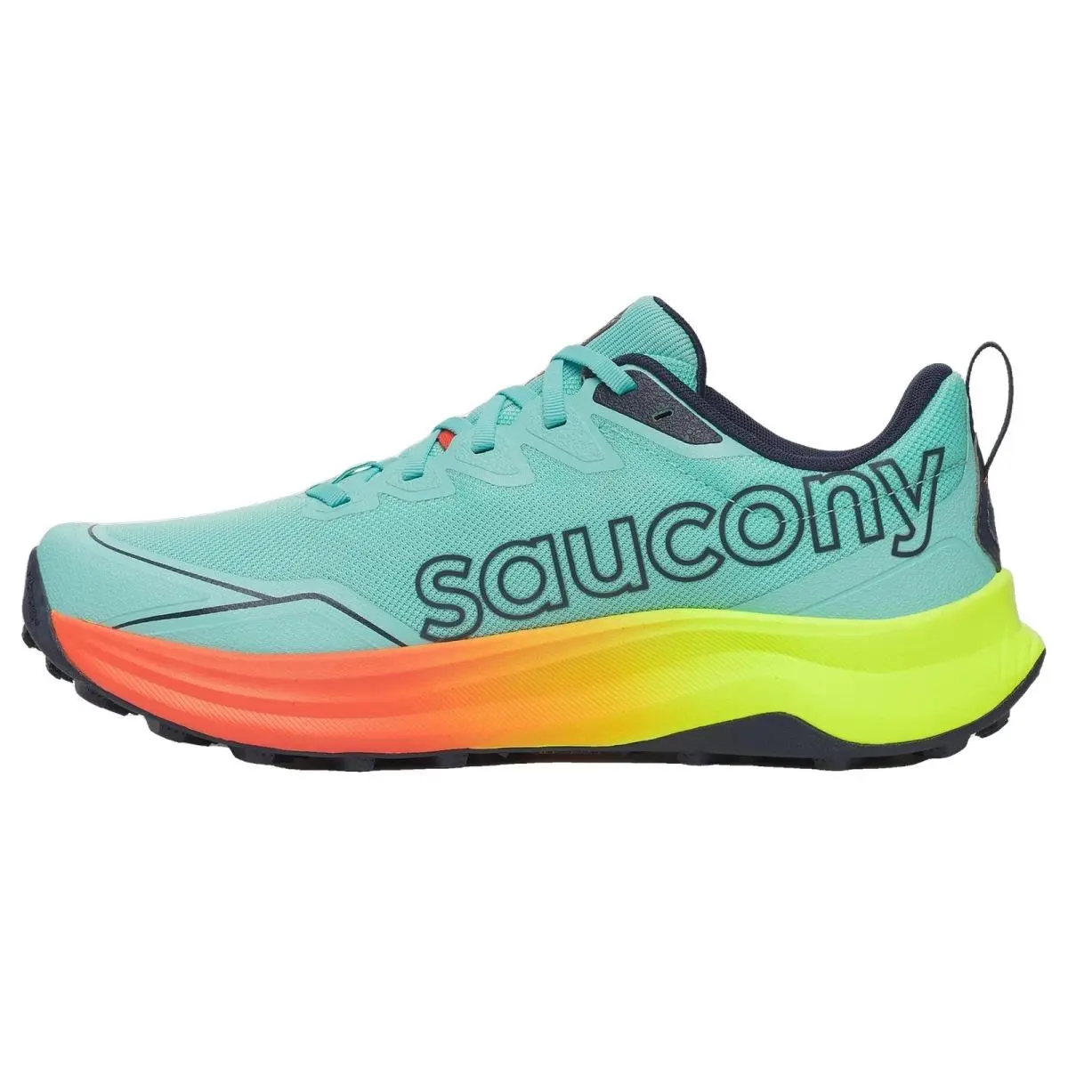 Saucony shoes - Peregrine 16 - Peregrine - S21066-132 - Splash/Citron 7