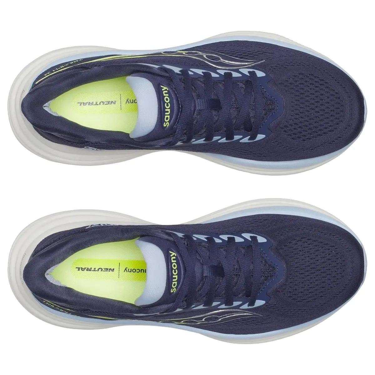 Saucony shoes - Saucony Triumph 24 Wide - Triumph Wide - S100999-1011 - Naval/Quartz 1