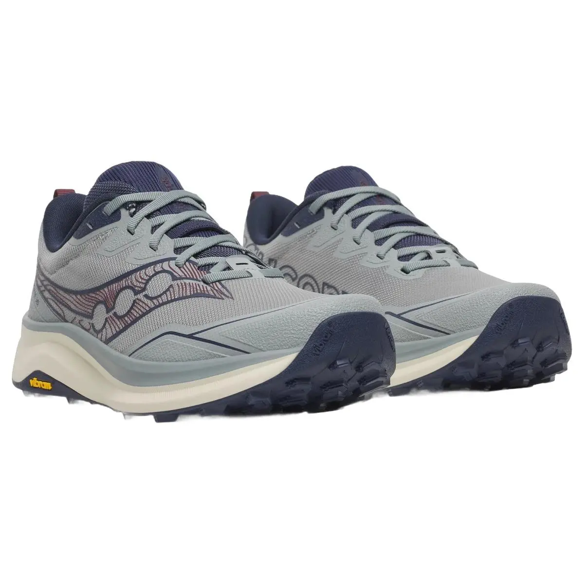 Saucony shoes - Peregrine 16 - Peregrine - S101555-1011 - Fossil/Naval 4