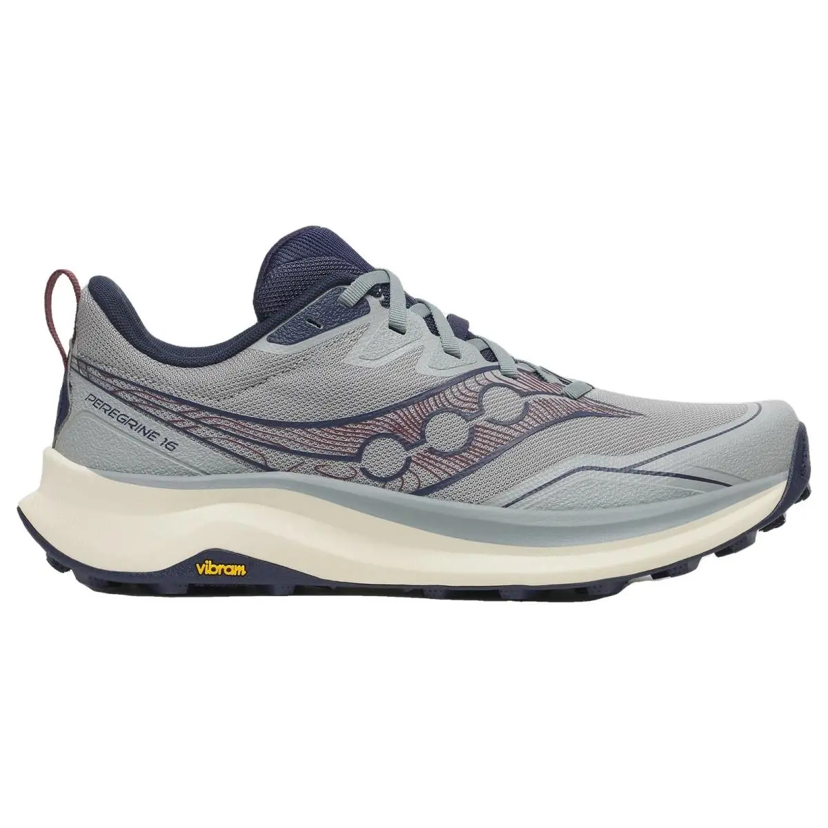 Saucony shoes - Peregrine 16 - Peregrine - S101555-1011 - Fossil/Naval 6